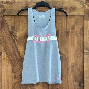 Under Armour Heat Gear‎ Girls XL Gray Tank Top